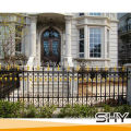 Low Decorative Wrought Iron Fence Prices by China Supplier